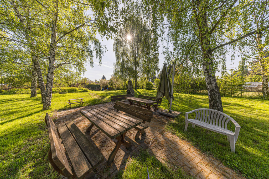 JUWO Leipzig - Kommunales Jugendwohnen, Bornaische Straße, Garten