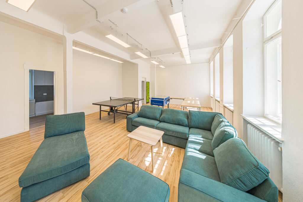 JUWO Leipzig - Kommunales Jugendwohnen, Engelsdorfer Straße, Aufenthaltsbereich