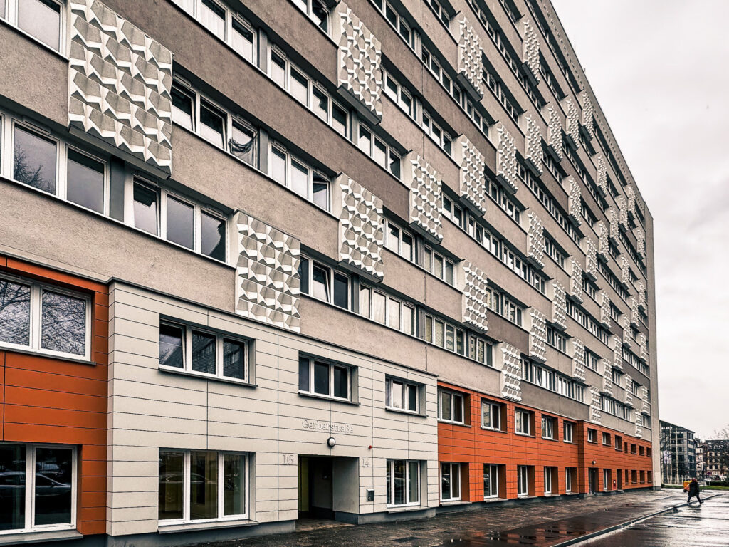 Das Gebäude der Gerberstraße 14/16. In dem Gebäude befinden sich Wohnungen des Projekts next - Betreutes Einzelwohnen des KEE.